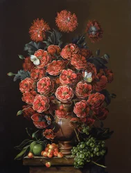 Amapolas en un jarrón de terracota, 2000